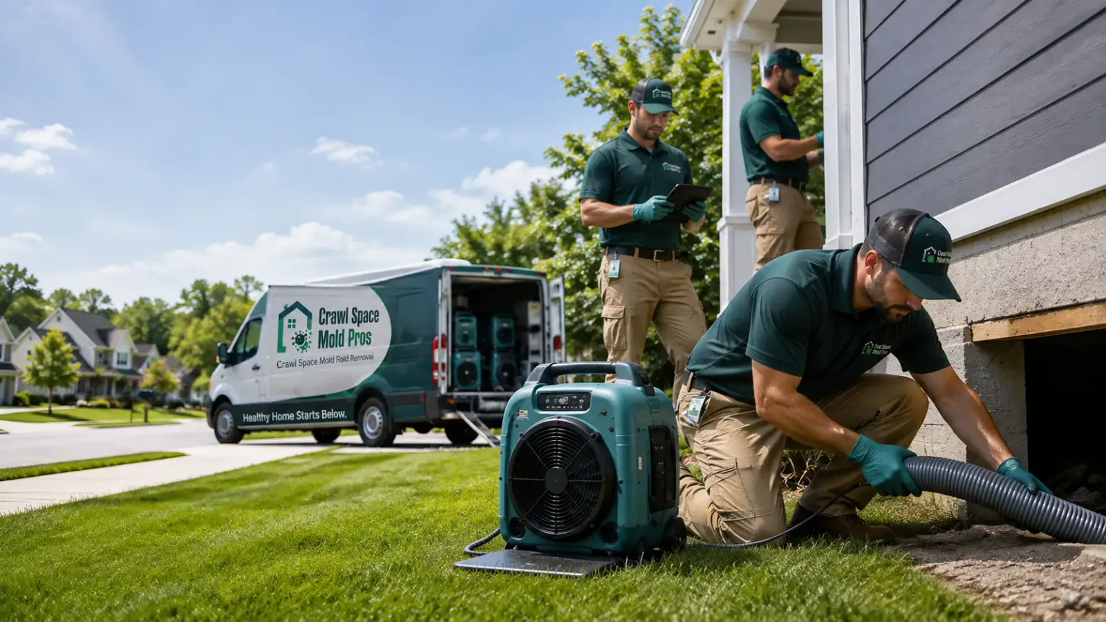 Crawl Space Mold Removal in Enfield, CT